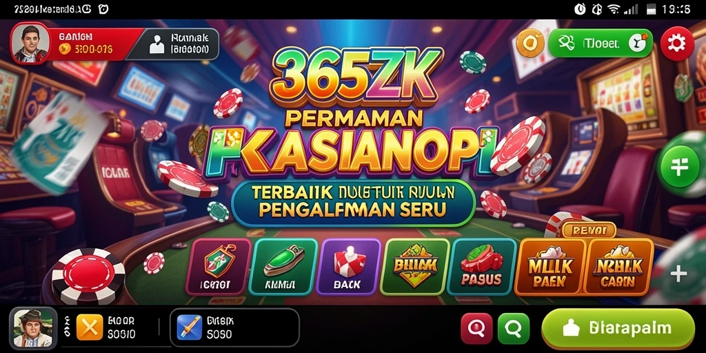 Tampilan menarik dari gameplay Kasino 365ZK yang seru dan mengasyikkan.