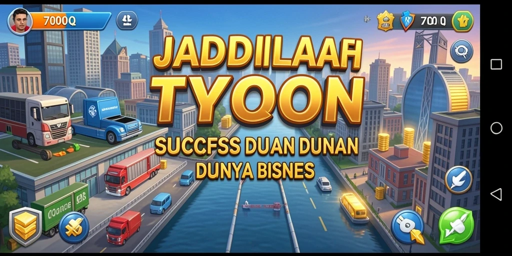 Tampilan gameplay <strong>700Q</strong> yang memukau dengan interaksi bisnis.