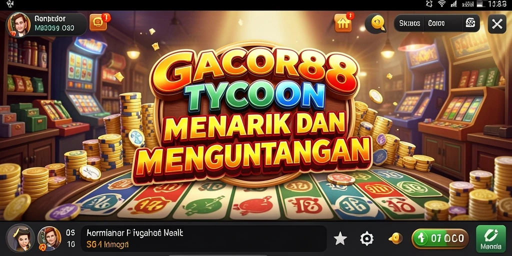 Tampilan menarik dari gameplay GACOR88 yang penuh warna.