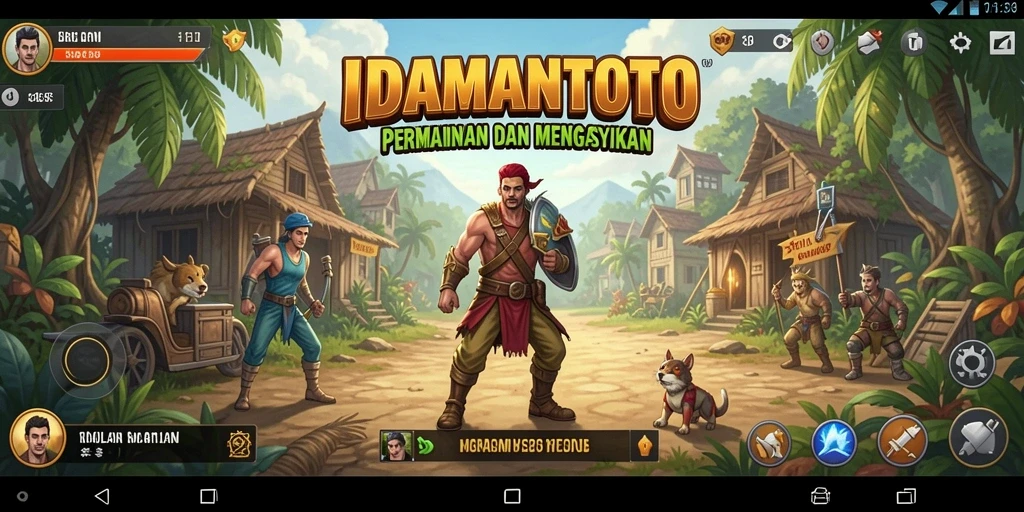 Tampilan gameplay menarik dari IDAMANTOTO dengan fitur simulasi yang mendalam.
