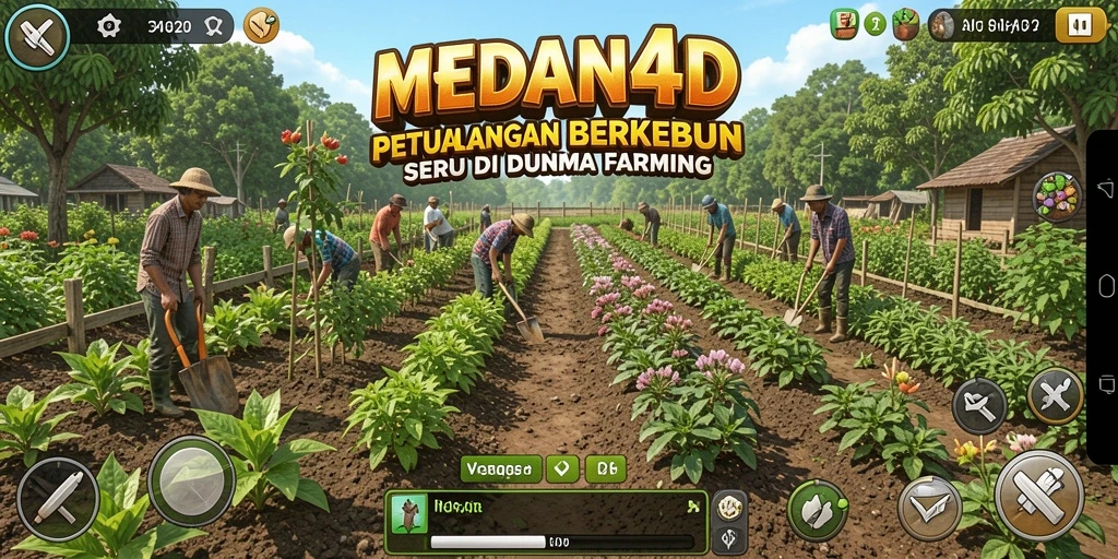 Tampilan gameplay MEDAN4D yang memukau dalam dunia pertanian.