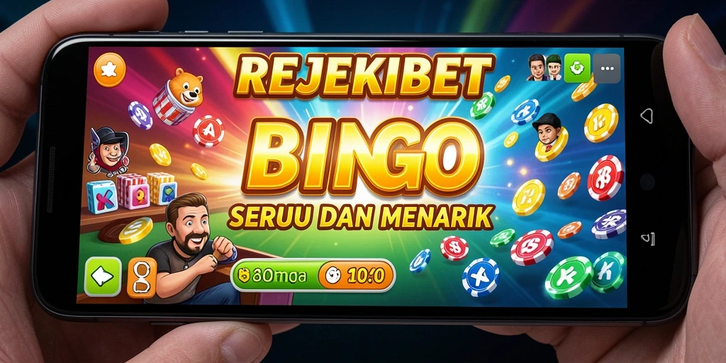Tampilan gameplay seru dalam aplikasi Bingo REJEKIBET.