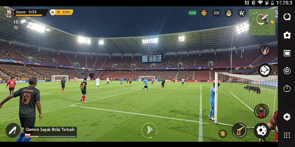 Gambaran menarik gameplay sepak bola di VC55 dengan grafis memukau.
