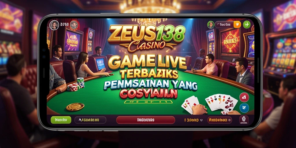 Tampilan gameplay Live Casino yang mengesankan di ZEUS138.
